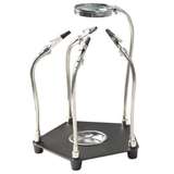 Circuit Board Holder w/Magnifying Glass, Flexible Arm, Black redirect to product page